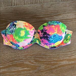 Victoria's Secret Neon Floral Bikini Top